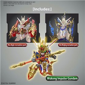 Bandai 61783 SDW HEROES WUKONG IMPULSE GUNDAM DX SET GUN61783 ID [ 9 ]
