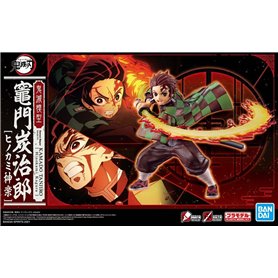 Bandai 61672 MODEL KIT DEMON SLAYER KAMADO TANJIRO HINOKAMI KA GUN61672