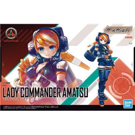 Bandai 61999 MODEL KIT GIRL GUN LADY COMMANDER AMATSU GUN61999
