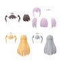 Bandai 62223 30MS OPTION HAIR STYLE PARTS VOL.4 ALL 4 TYPES GUN62223 BAG