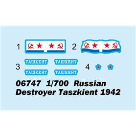 Trumpeter 1:700 Taszkient - RUSSIAN DESTROYER