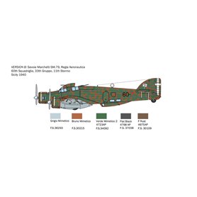 Italeri 1:72 S.M.79 M Sparviero - BOMBER VERSION