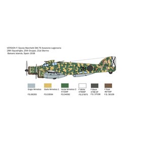 Italeri 1:72 S.M.79 M Sparviero - BOMBER VERSION