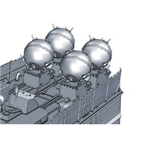 Italeri 1:35 Schnellboot S-26 / S-38 - W/20MM FLAK AND SEA MINES / DEPTH CHARGES