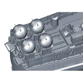 Italeri 1:35 Schnellboot S-26 / S-38 - W/20MM FLAK AND SEA MINES / DEPTH CHARGES