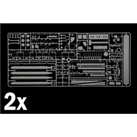 Italeri 1:35 Schnellboot S-26 / S-38 - W/20MM FLAK AND SEA MINES / DEPTH CHARGES