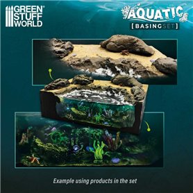 Green Stuff World Zestaw BASING SET - AQUATIC