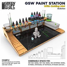 Green Stuff World Stacja do malowania z matą PAINT STATION W/CUTTING MAT
