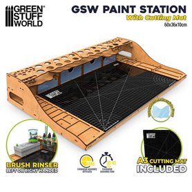Green Stuff World Stacja do malowania z matą PAINT STATION W/CUTTING MAT