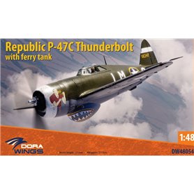 Dora Wings 1:48 Republic P-47C Thunderbolt - W/FERRY TANK