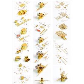 Pontos 1:350 Zestaw waloryzacyjny do USS BB-34 New York 1944 - DETAIL UP SET (TEAK TONE DECK)