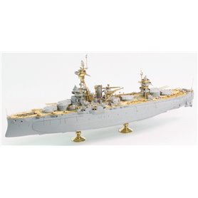 Pontos 1:350 Zestaw waloryzacyjny do USS BB-34 New York 1944 - DETAIL UP SET (TEAK TONE DECK)