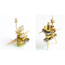 Pontos 1:350 Zestaw waloryzacyjny do USS BB-34 New York 1944 - DETAIL UP SET (TEAK TONE DECK)