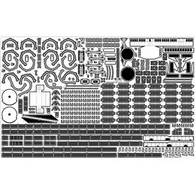 Pontos 1:350 Zestaw waloryzacyjny do USS BB-35 Texas 1945 - DETAIL UP SET (TEAK TONE DECK)