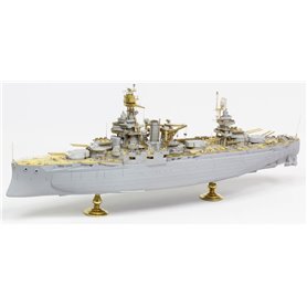 Pontos 1:350 Zestaw waloryzacyjny do USS BB-35 Texas 1945 - DETAIL UP SET (TEAK TONE DECK)