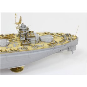 Pontos 1:350 Zestaw waloryzacyjny do USS BB-35 Texas 1945 - DETAIL UP SET (TEAK TONE DECK)