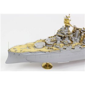 Pontos 1:350 Zestaw waloryzacyjny do USS BB-35 Texas 1945 - DETAIL UP SET (TEAK TONE DECK)