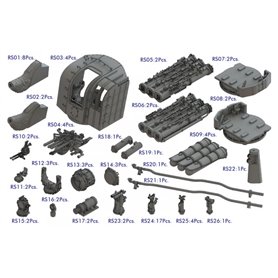 Pontos 1:350 Zestaw waloryzacyjny do IJN Mogami 1942 - DETAIL UP SET
