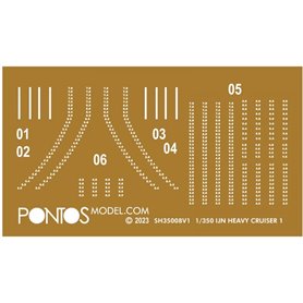 Pontos 1:350 Zestaw waloryzacyjny do IJN Mogami 1942 - DETAIL UP SET
