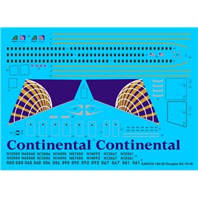 Karaya D144-28 MDD DC-10-30 Continental Airlines