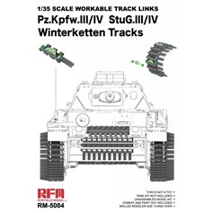 RFM-5084 1/35 Workable Winterketten Tracks for Pz.Kpfw. III/IV