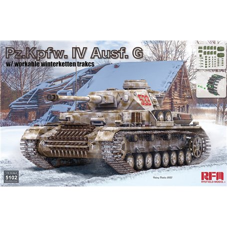 RFM-5102 1/35 Pz.Kpfw. IV Ausf. G w/Workable Winterketten Tracks