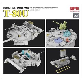 RFM-5105 1/35 T-80U Russian MBT