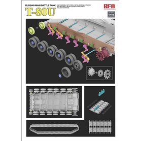RFM-5105 1/35 T-80U Russian MBT