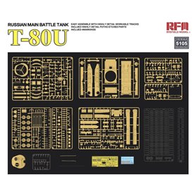 RFM-5105 1/35 T-80U Russian MBT