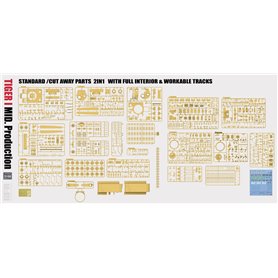 RFM 1:35 Pz.Kpfw.VI Tiger I - MID PRODUCTION 2IN1 - W/CUTWAY PARTS AND FULL INTERIOR