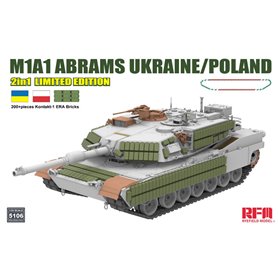 RFM 1:35 M1A1 Abrams - UKRAINE / POLAND 2IN1 - LIMITED EDITION