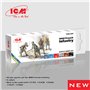 ICM 3045 Acrylic Paints Set WWI French Infantry