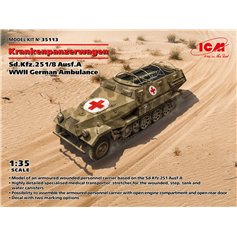 ICM 1:35 Sd.Kfz.251/8 Ausf.A Krankenpanzerwagen - GERMAN AMBULANCE