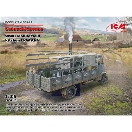 ICM 35415 AHN "Gulaschkanone" WWII German Mobile Field Kitchen