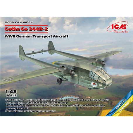 ICM 48224 Gotha Go 244B-2 WWII German Transport Aircraft