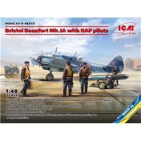 ICM 48313 Bristol Beaufort Mk.IA with RAF Pilots