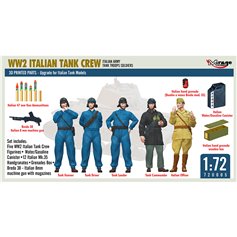 Mirage 1:72 WWII ITALIAN TANK CREW