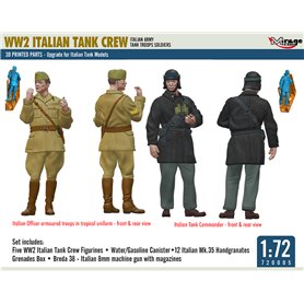 Mirage 720005 WW2 Italian Tank Crew