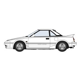 Hasegawa 20656 Toyota MR2 (AW11) Early Version White Lanner (1985)