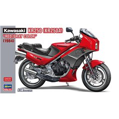Hasegawa 1:12 Kawasaki KR250 (KR250A) - RED / GRAY COLOR (1984) - LIMITED EDITION