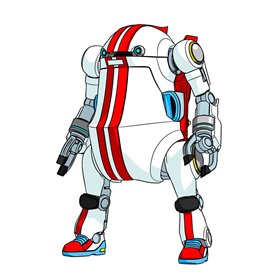 Hasegawa 64806 MechatroWeGo No. 7 Sports "JPN"