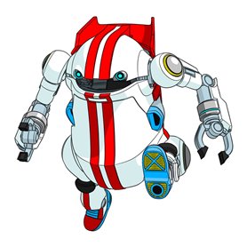 Hasegawa 64806 MechatroWeGo No. 7 Sports "JPN"