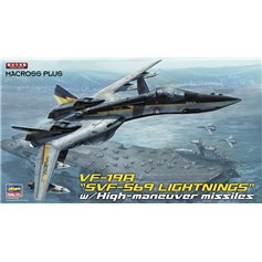 Hasegawa 1:72 VF-19A - SVF-569 LIGHTNINGS W/HIGH MANEUVER MISSILES - AMCROSS PLUS