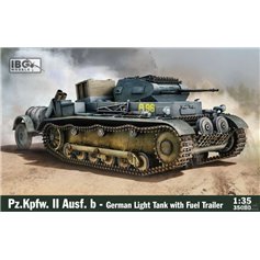 IBG 1:35 Pz.Kpfw.II Ausf.B - GERMAN LIGHT TANK W/FUEL TRAILER 