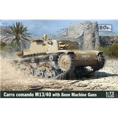 IBG 1:72 Carro Comando M13/40 - W/8MM MACHINE GUNS 