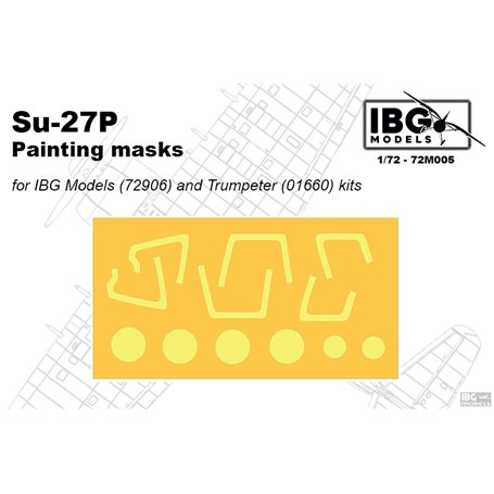 IBG 72M005 Su-27P Painting Masks for IBG72906 and TRU01660