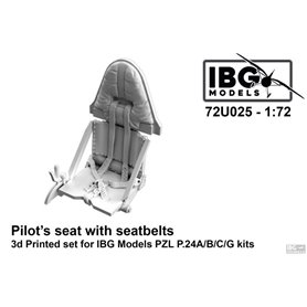 IBG 72U025 Pilot's Seat with Seatbelts for PZ P.24A/B/C/G