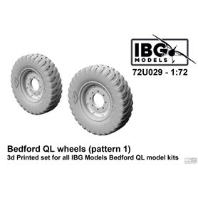 IBG 72U029 Bedford QL Wheels (Pattern 1) for all IBG Bedford QL Kits