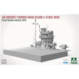 Takom 5023 IJN Aircraft Carrier Akagi Island & Flight Deck Pearl Harbor Attack 1941