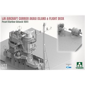Takom 5023 IJN Aircraft Carrier Akagi Island & Flight Deck Pearl Harbor Attack 1941